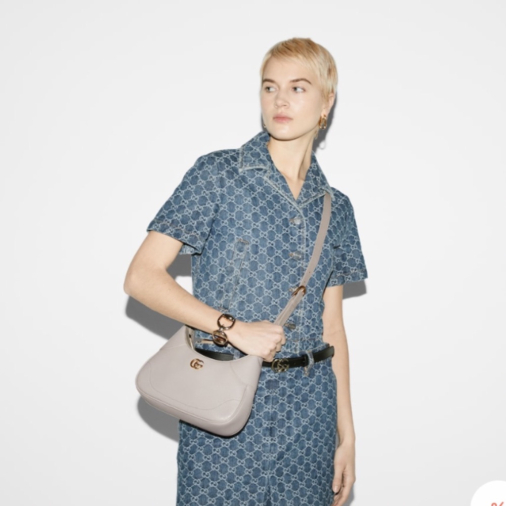 Gucci Goatskin Aphrodite Small Shoulder Bag